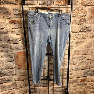 Democracy - Ankle Cropped Jeans - Blue - 22W -